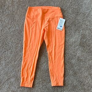 Lululemon Athletica Vibrant Orange Leggings